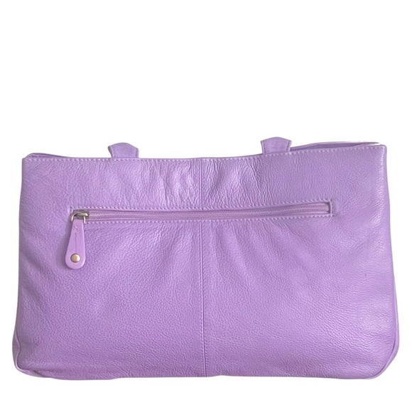 Artsy Boho Chic Festival Handpainted Leather Sukriti Bag
Purple + Butterfly - Picture 3 of 10